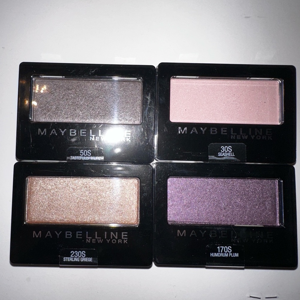 4 maybelline eyeshadow new